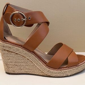 Banana Republic Brown Espadrille Wedges